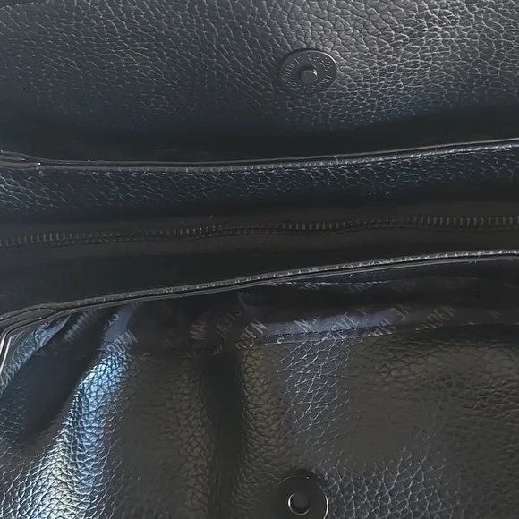 Steve Madden BShiloh Black/Black Tote with Mini Pouch - Picture 6 of 13